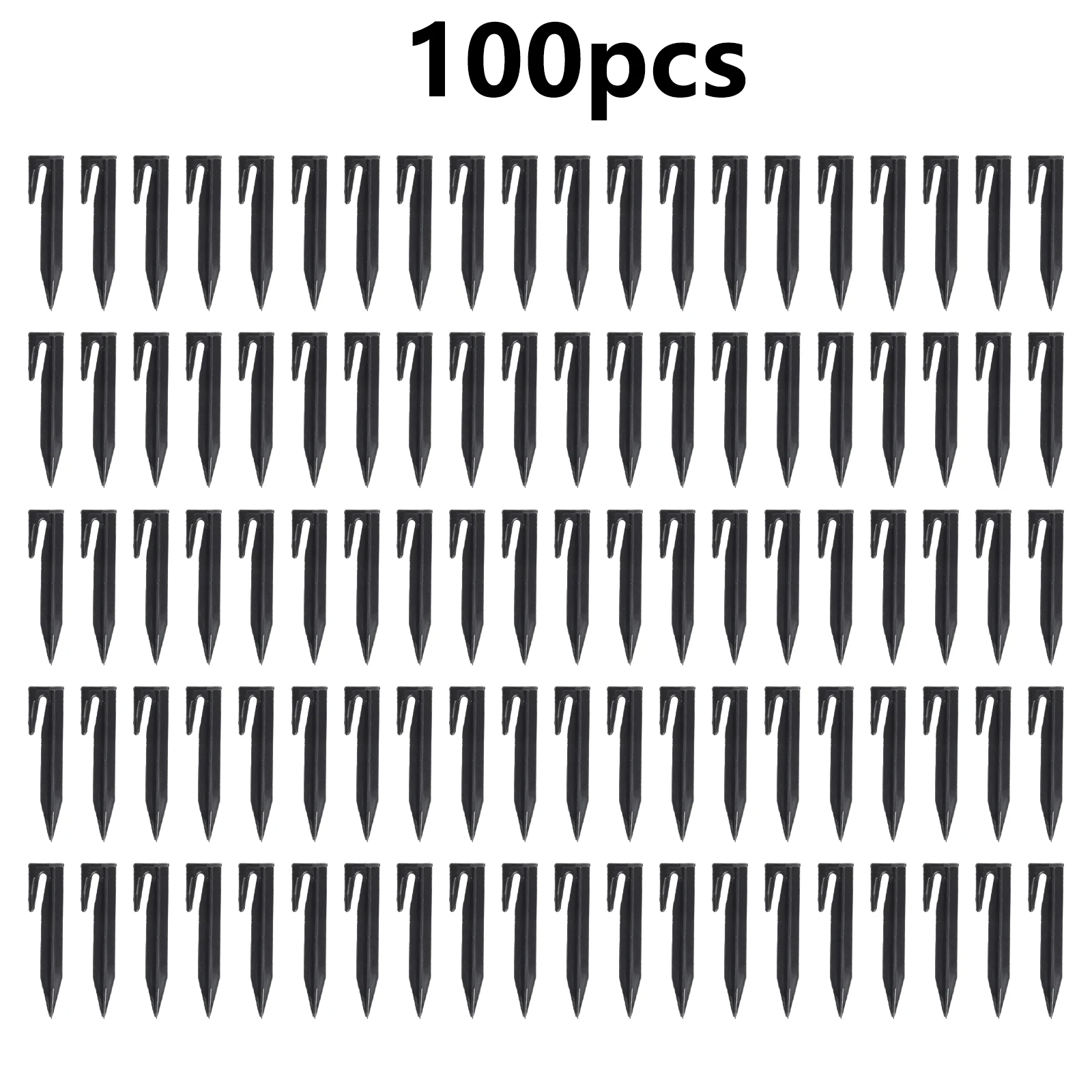 100pcs Lawn Mower Boundary Pegs Lawn Spikes For Cable Diameter From 0.1 To 3.8 Mm For Securely Anchoring Robot Mower Garden Tool