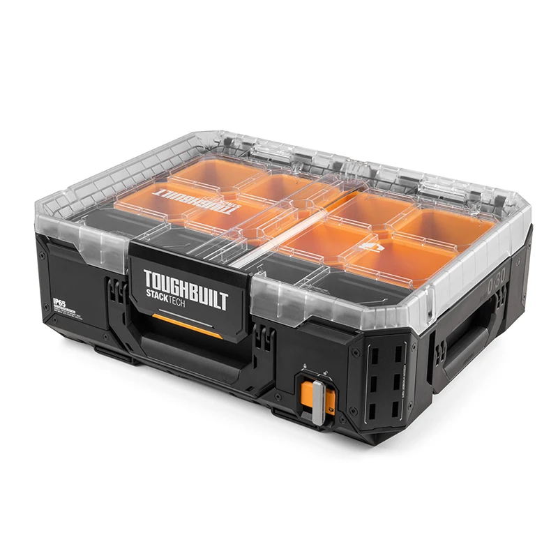 TOUGHBUILT STACKTECH 11-Compartment Plastic Small Parts Organizer TB-B1-O-30: 테크닉을 위한 최고의 정리 솔루션
