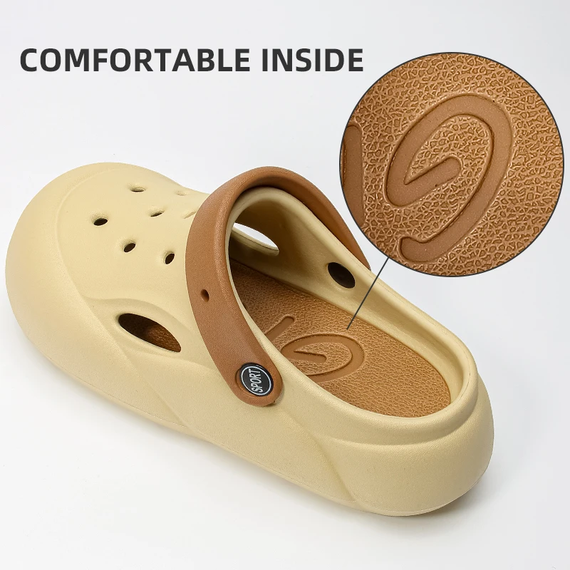 Damen Sommer Neue Indoor Outdoor Tragbare Anti-Rutsch EVA Slip-On Hausschuhe mit Cartoon Design Full Coverage Home Comfort Schuhe