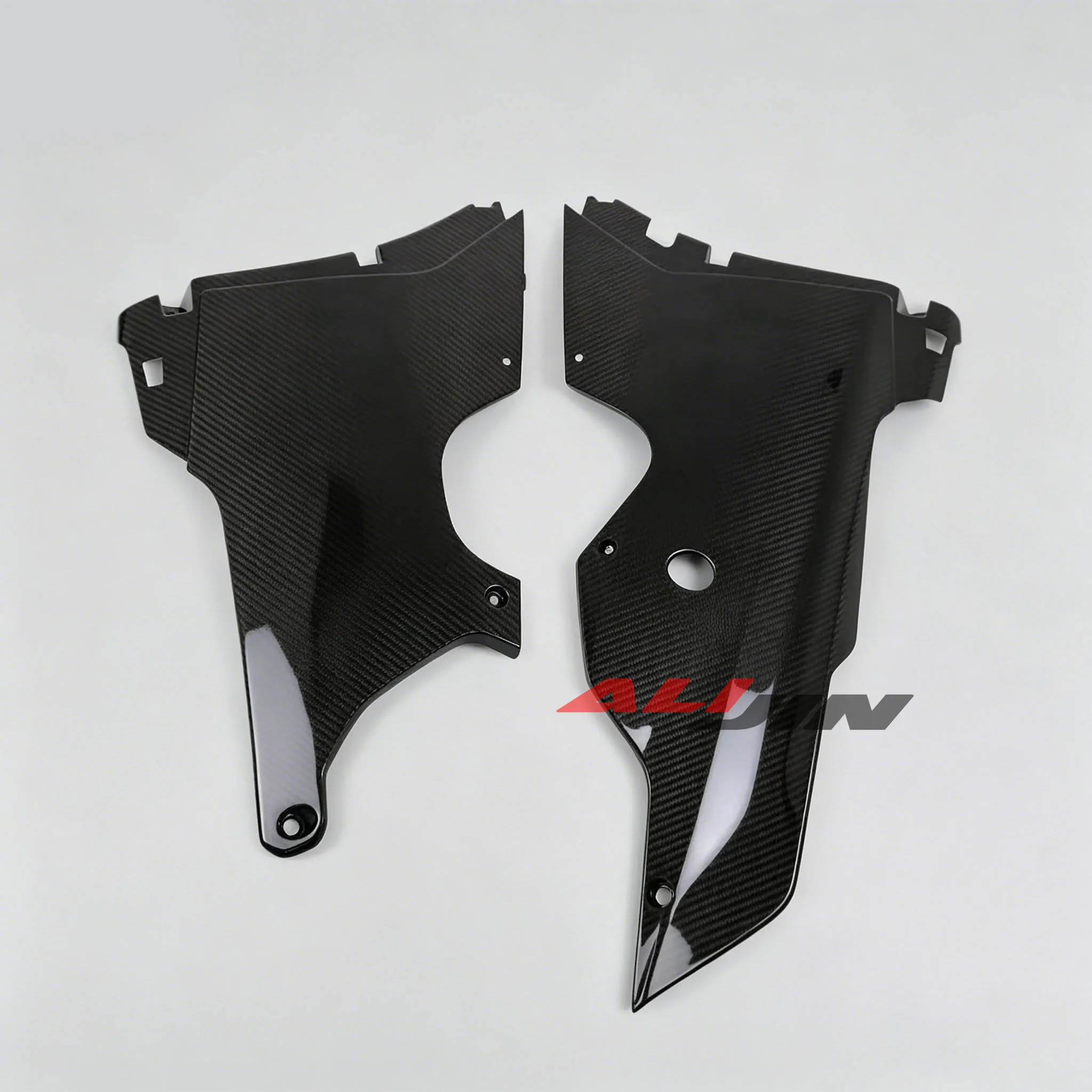 

Real Carbon Fiber For Kawasaki ZX10R NINJA ZX-10RR 2021-2026 Motorcycle Lower Belly Pan Side Under Cowling
