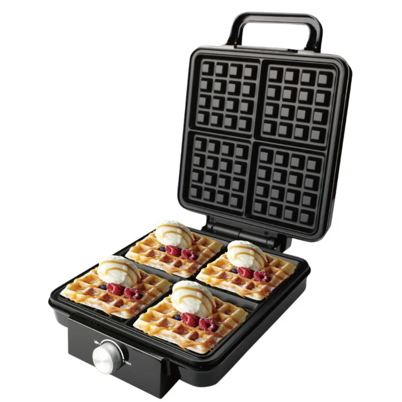 For 4 Grid Multipurpose Breakfast Maker Electric Sandwich Burger Waffle Maker European Union UK Plug
