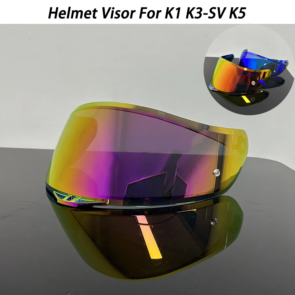Motorcycle Helmet Visor Fit for AGV K1 K3SV K5 Replace Anti-UV Anti-Scratch WindShield Helmet Accessories Lens