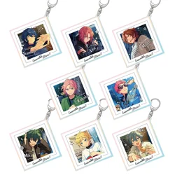 Loen Anime Peripheral Store Ensemble Stars!!Himeru Rinne Amagi Acrylic HD Figure Keychain Pendant Decor Fans Gifts About 6cm