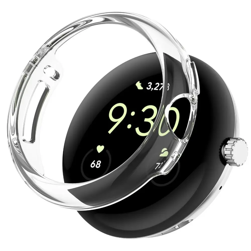 Anti-kras frame shell case PC cover beschermende schermbeschermer voor Google Pixel Watch