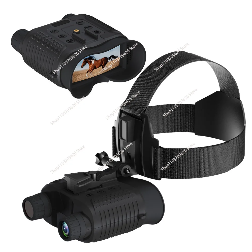 Hot selling high definition digital outdoor night helmet infrared headset night vision device