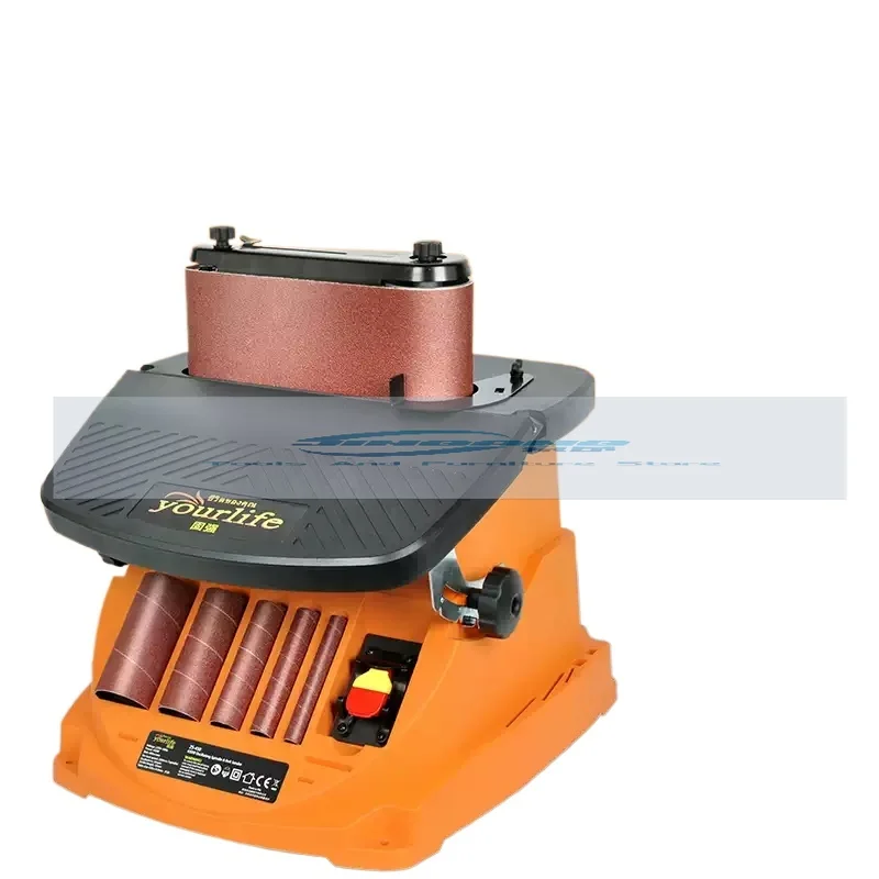 Drum Belt Wood Sander Oscillating Spindle Sander  Woodworking Grinding Tools Polisher 2000RPM