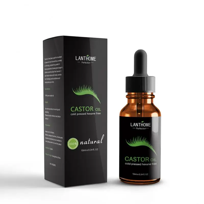 Castor Oil Moisturizes Lashes Safe Promotes Natural Lash Growth Eyelash Enhancer Lashes Enhancement Visible Difference Natural