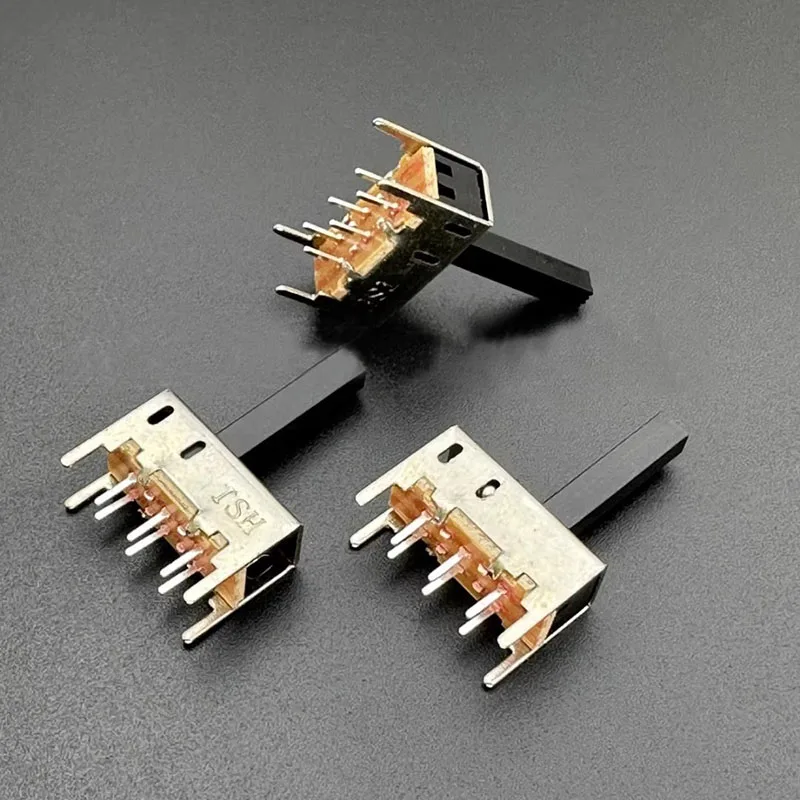 Toggle switch SS 22H02/G15 Sliding switch Double row 6-pin second gear for power amplifier audio switch