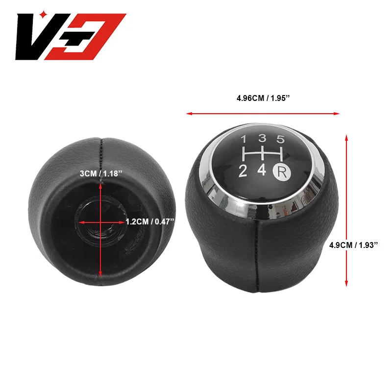 12mm Thread Manual Shift Knob Direct Fit For Toyota Corolla For Toyota Yaris OEM Style Replacement Shifter Handle