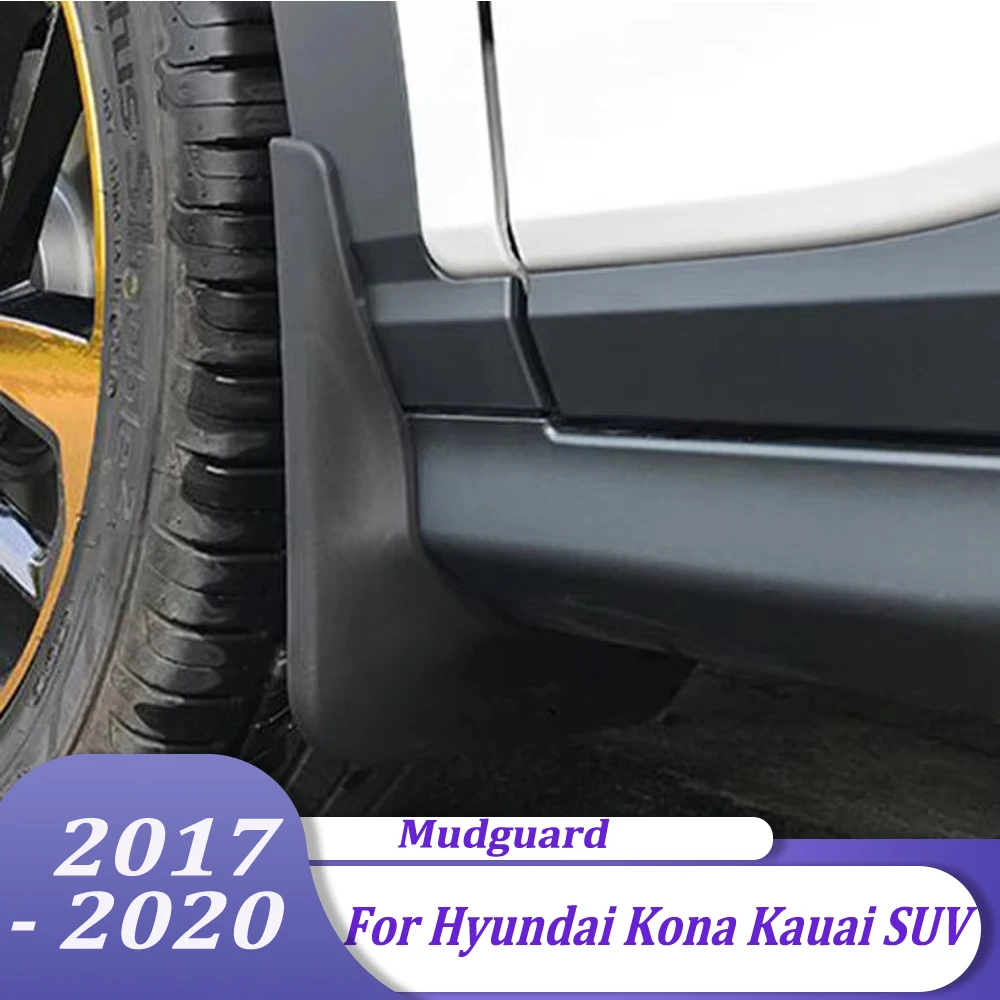 

Car Front Rear Mudflaps For Hyundai Kona Kauai SUV 2017 2018 2019 2020 Mudguards Splash Guards Fender Accessories