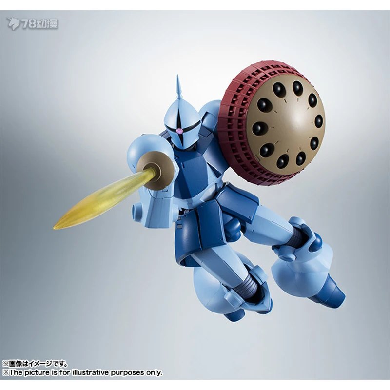 In Stock BANDAI Original GUNDAM ROBOT Series GYAN The Robot Spirits Anime Action Figure Model Toys desktop ornament Gifts view 4