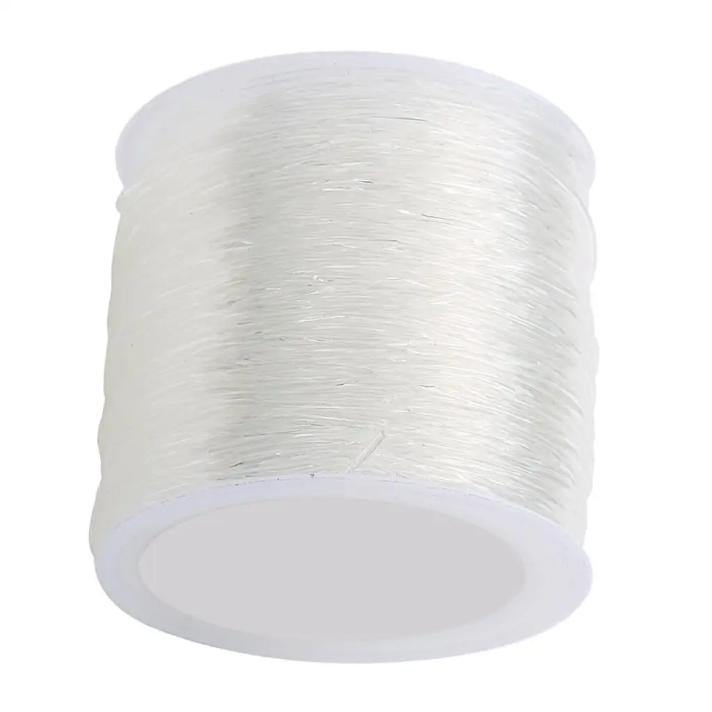 2x1 Roll of Elastic Thread for Jewelery Making Rope Findings 100 Meters 0.7 Mm