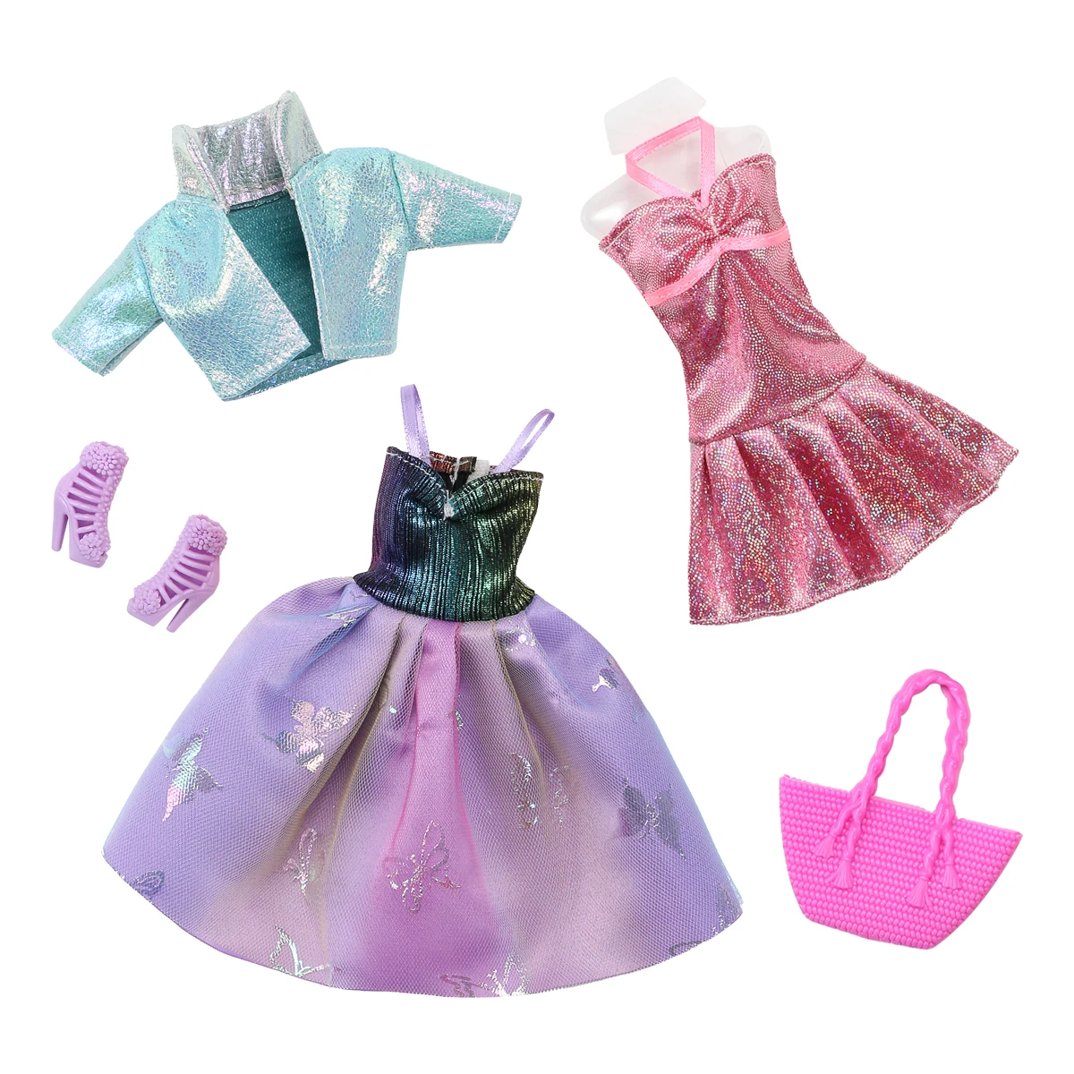 1/6 European Supermodel Princess Doll Parts Joints Movable Dark Skin 30cm Doll Fashion Dress Clothes Set Kids DIY Dress Up Toy