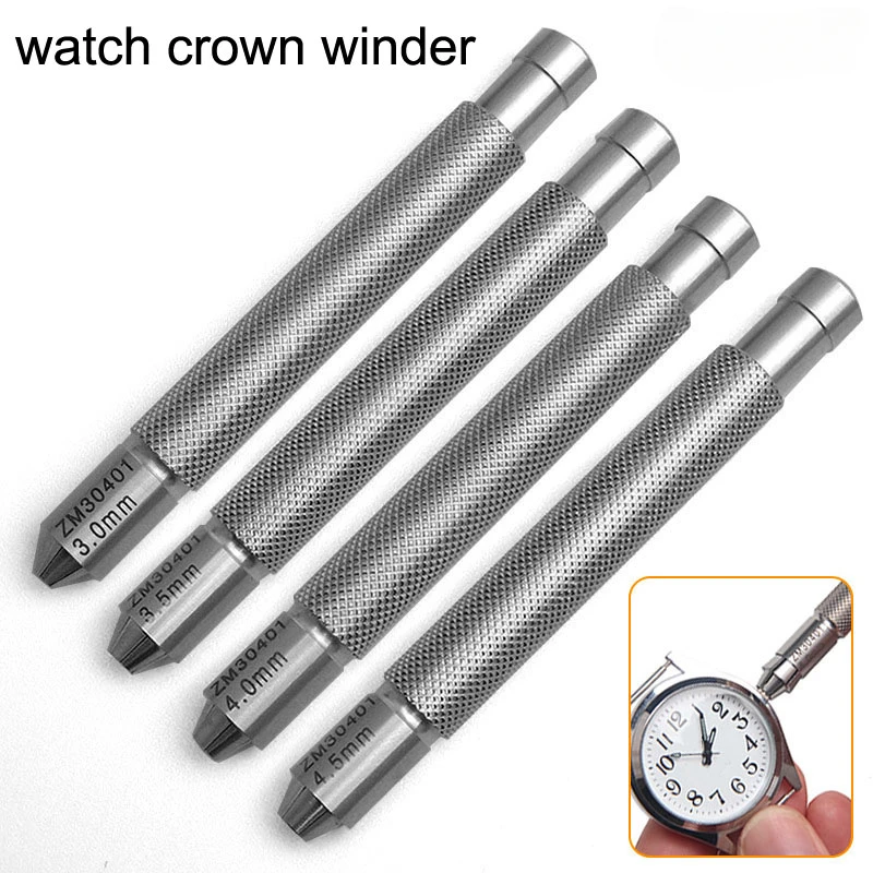 Legierungs-Uhrenkronen-Wickelwerkzeug für Uhrmacher-Reparatur, Manuelles Mechanisches Uhrenkronen-Wickelgerät 1,5mm bis 8mm, Uhrenreparaturwerkzeuge