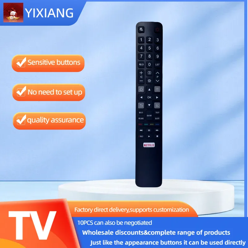 New Remote fit for TCL HD Smart LED TV RC802N YLI2 L49S62 49P32CFSA 49C2US 55C2US 50P20US 55P20US 60P20US 65P20US 65C2US 75C2US