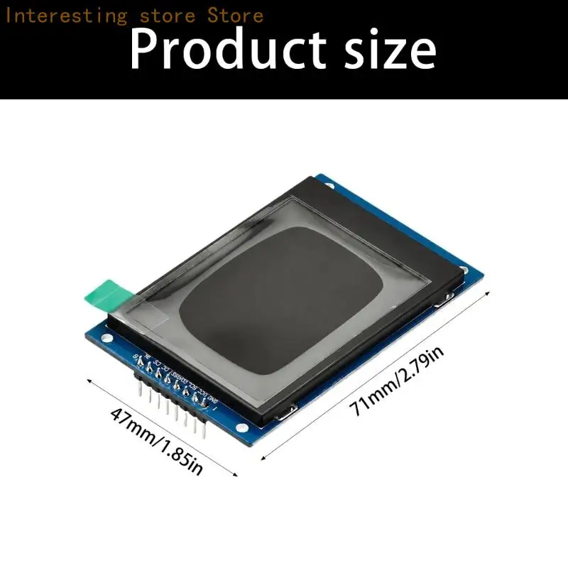 Kleine LCD-Bildschirmtafel 2,4 Zoll 240 x 320 Farbansicht für Produktstatusarbeiten, Steuerkastenaufgaben und Lerneinheiten 55KC – Detail 6