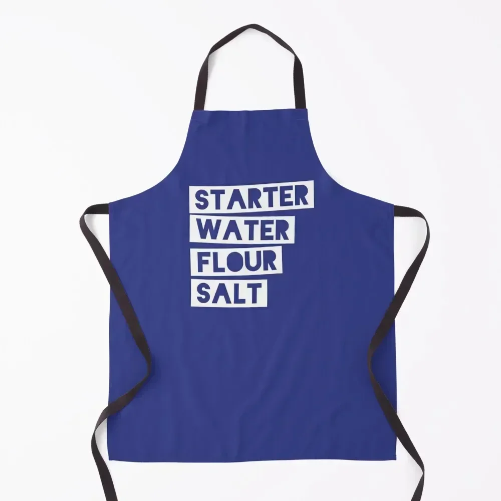 

Sourdough Ingredients (White Block Letters) | Apron Kitchen Tools Household Items Useful Household Items Kitchen Apron