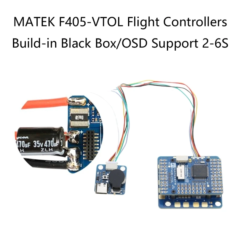 1 Set MATEK F405-VTOL Flight Controllers Module Board Build-in OSD Dropshipping