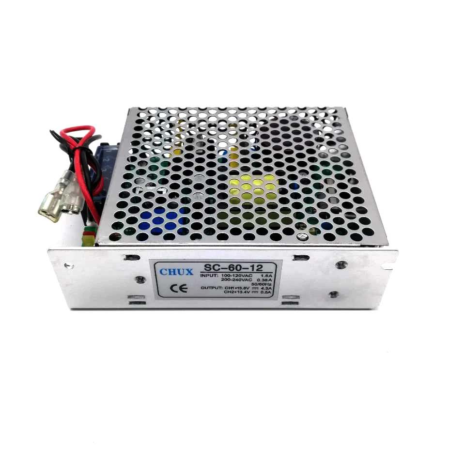 CHUX  60W 12V 5A Universal AC UPS Charge Function Monitor Switching  Power Supply 13.8V Battery Charger Ups Power SC-60-12