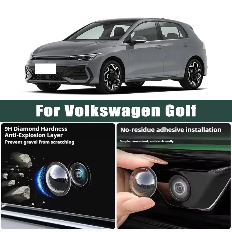 

Car Camera Lens Protector 2PCS Rear View Backup Camera Cover Camera Protection Anti Scratch Waterproof For Volkswagen Golf