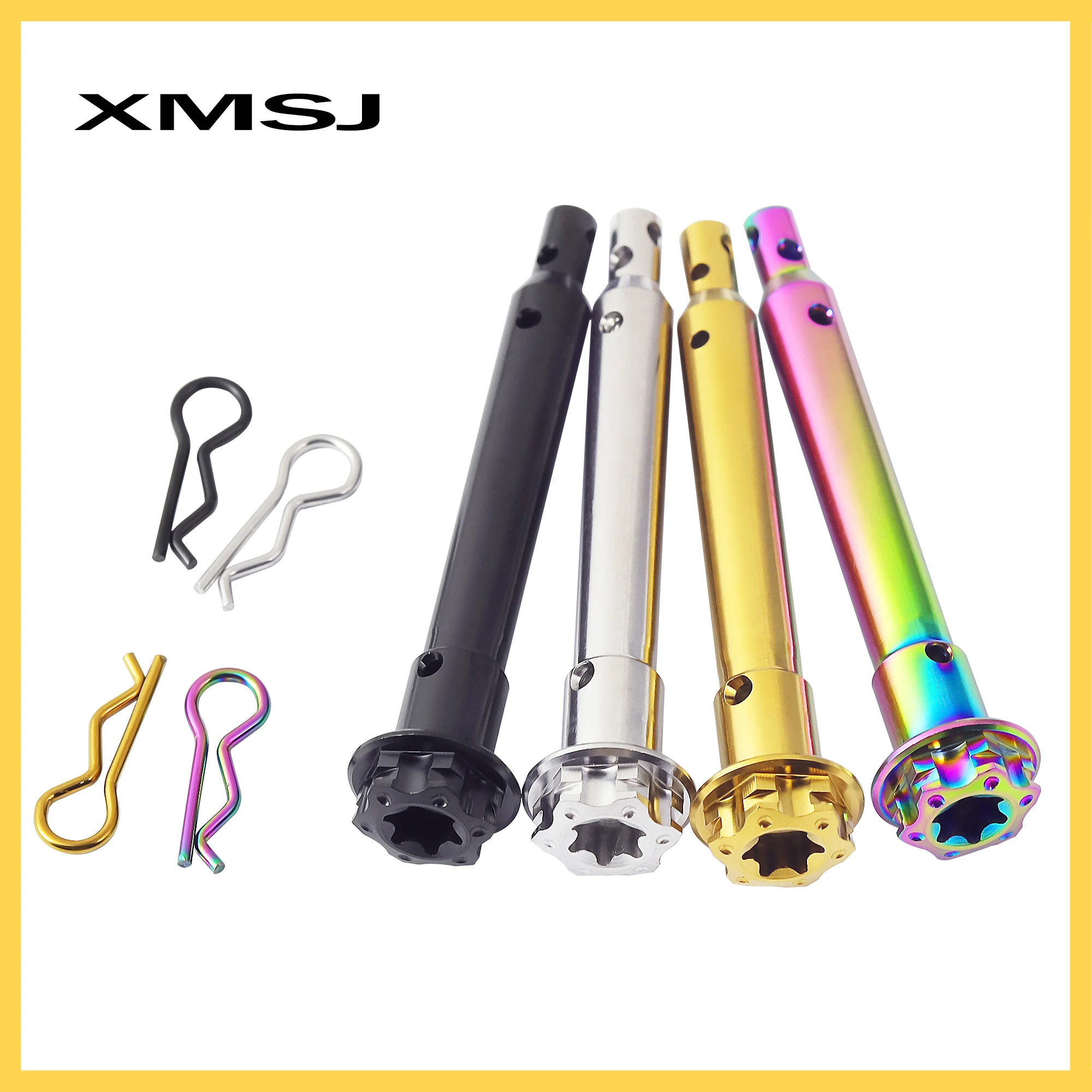 XMSJ Brake Pins Caliper Pad Rear Screw Motorcyle Oil Disc Brake Caliper Guide Pin Titanium Bolts for Piston Brembo Calipers