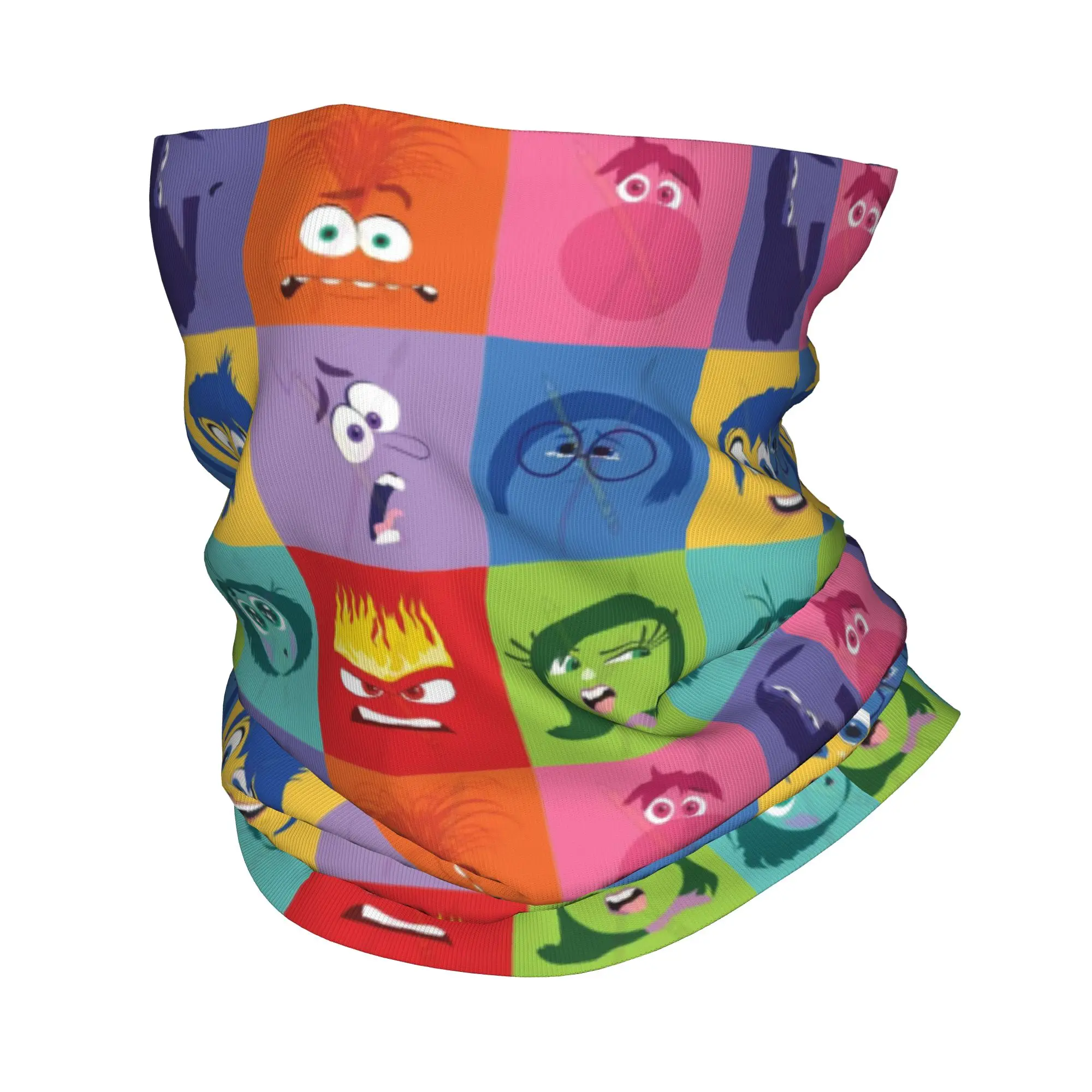 

Многофункциональный зимний ветрозащитный шарф-бандана Custom Inside Out Animes для мужчин: гетр, повязка на голову, маска для лица для походов