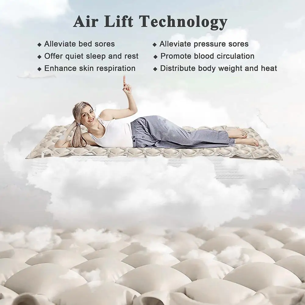 Air Pressure Pad Thick Inflatable Air Mattress Effective Pressure Sore Hospital Mattress Pad Durable Hospital Supplies