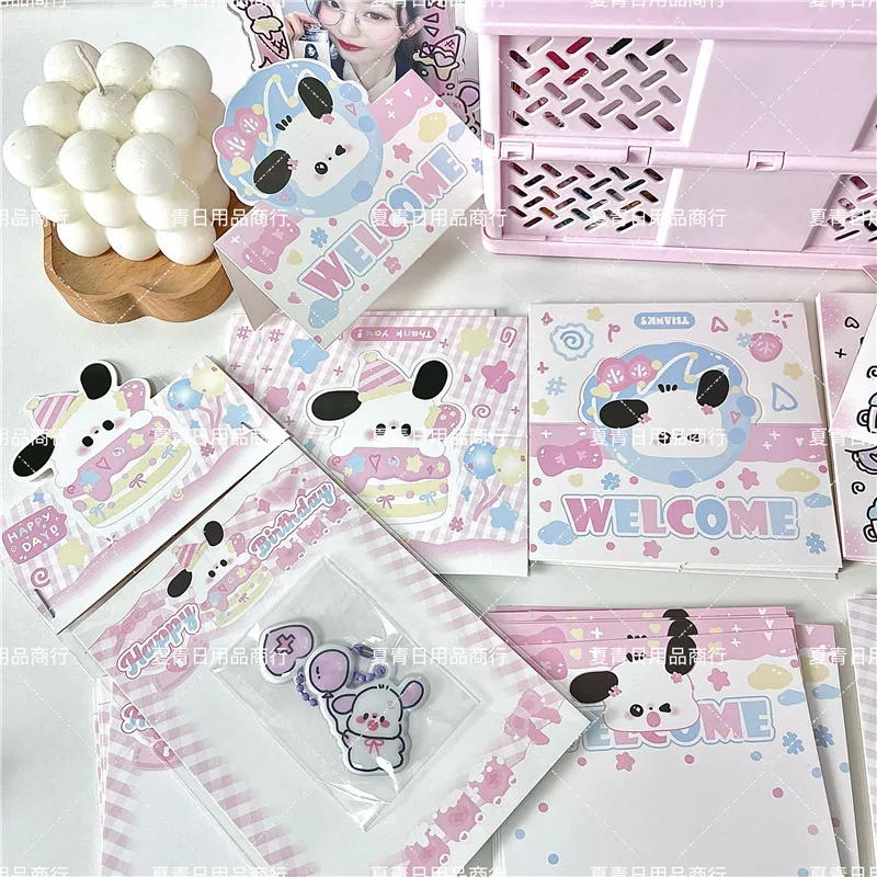 5 set/Pack Cute Cartoon Korean Style Kpop Photo Card Head and Back Card Packaging Set Sell Card Packaging Gift Package Supplies