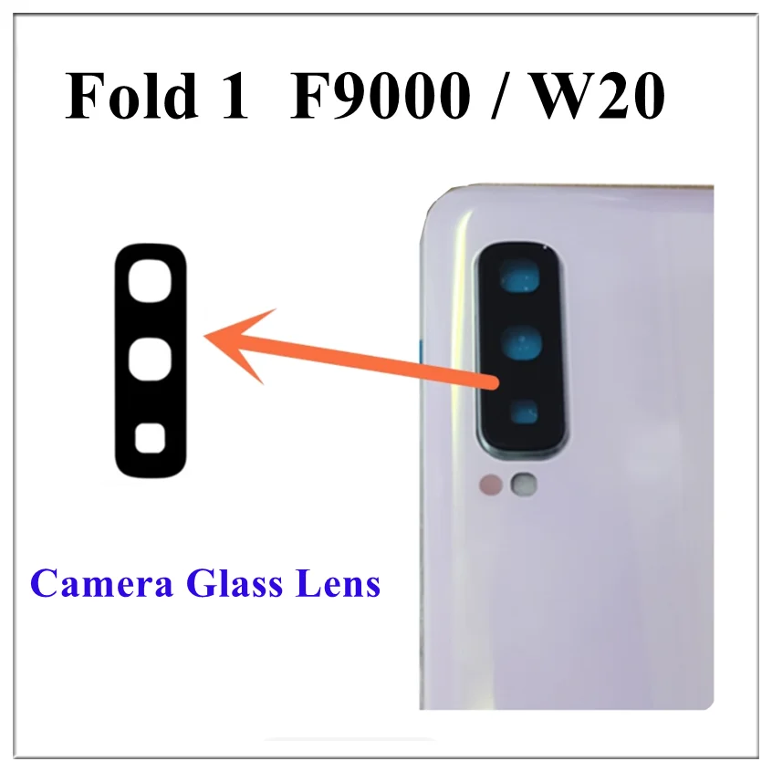

5Pcs Rear Camera Glass Lens Sticker for Samsung Fold 4g 5g for Galaxy Fold 1 F9000 F907 W20 Back Camera Lens Replacement Parts