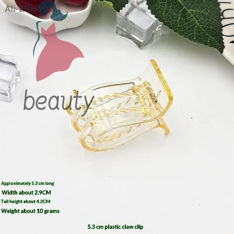 2PCS For NoHurt Hair Accessor Headwear Ornament Cute Kawai Hair Claw Clip For Women Girl Kid Children Frosted Hairpin Headband