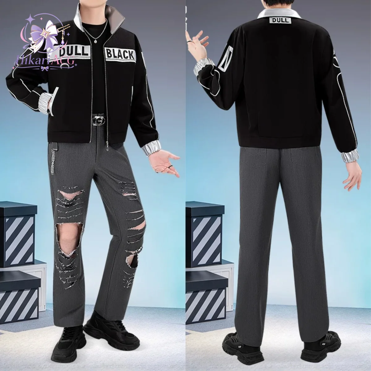 Anime Game Outfit：Vtuber Y4T4 Tsukahara Daichi Cos Suit Character Cosplay Clothing For Hallowmas Christmas Role Play Men