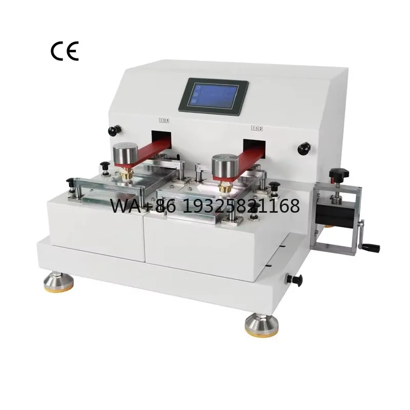 AATCC 8 ISO 105 Textiles Crockmeter Pneumatic Color Fastness Rubbing Tester AATCC 165 BS 1006 Fabric Crock Friction Test Machine