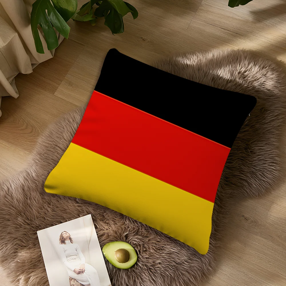G-Deutschland Kissenbezug, Wohnzimmer-Akzent, Couch, Rückenstütze, quadratisch, Lounge, erholsamer Nickerchenbegleiter ﻿ – Detail 6