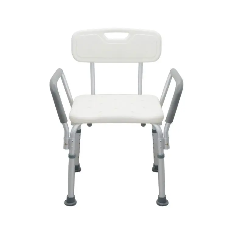 Height Adjustable Folding Safety Aluminum Bath Shower Chair for Bathing Seniors