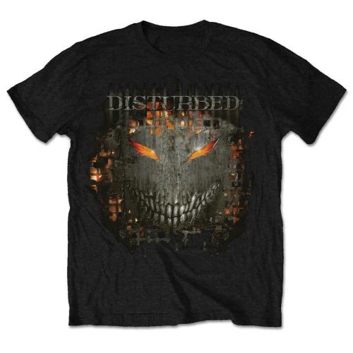 Asylum Disturbed Band T-Shirt Baumwolle Grafik-T-Shirt Herren Damen Sommer Streetwear – Detail 3