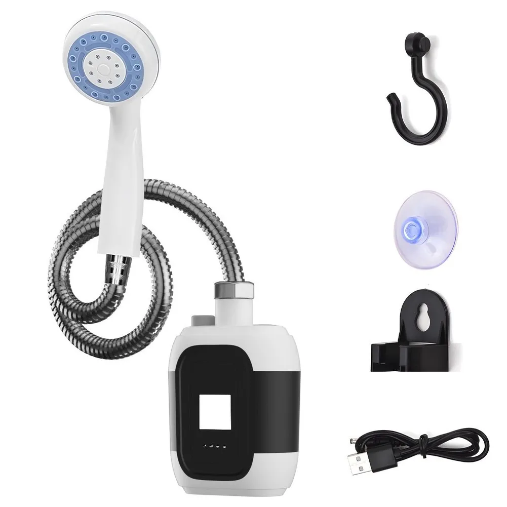 

Lightweight Portable Camping Shower Pump with Integrated Illumination Function for Backpacking Camping and Festival Trips