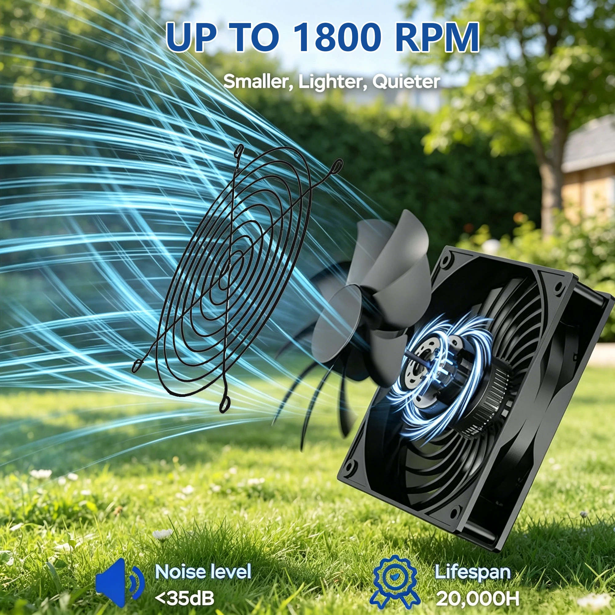 20W 12V Solar Exhaust Fan, Mini Ventilator, Dual Fan Powered by Solar Panel, for Dog Houses, Chicken Coops, RVs and Greenhouses