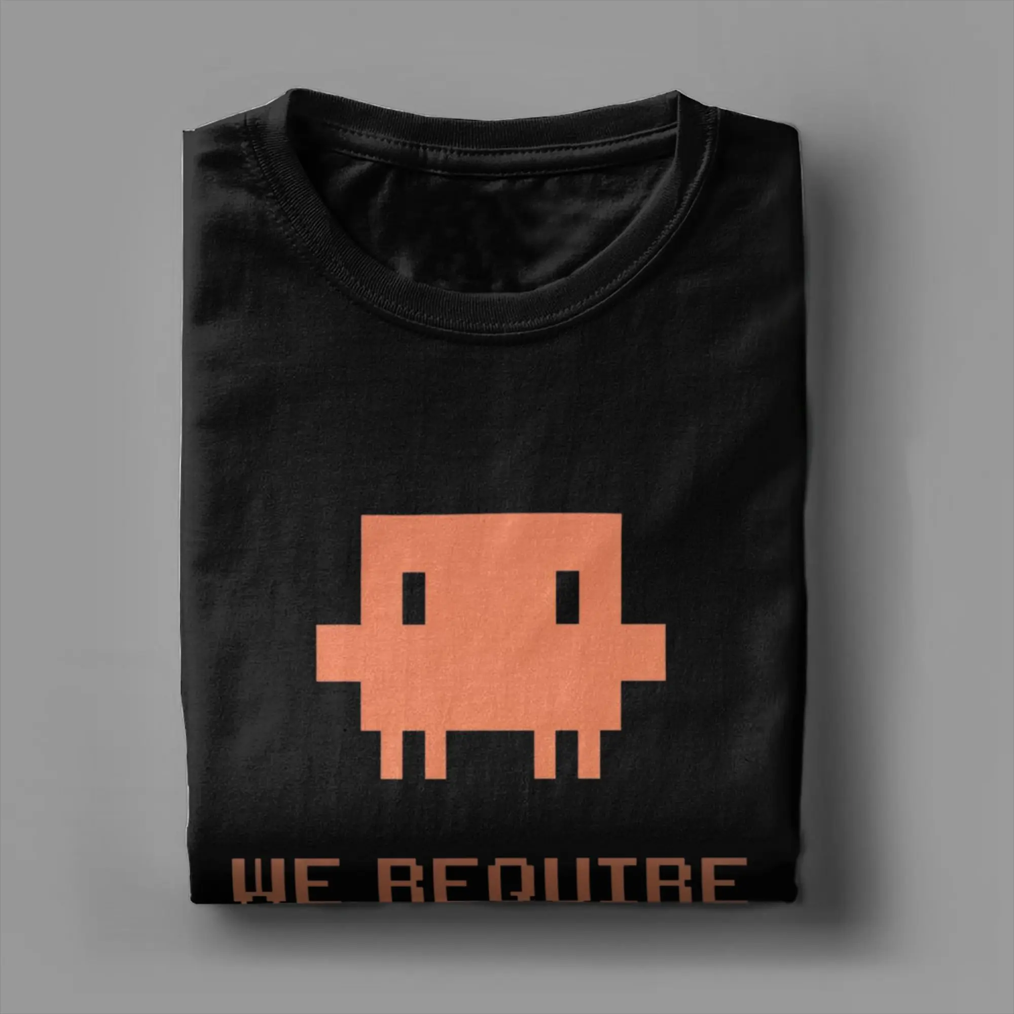Wir benötigen weitere Token! Pixel Ananx1 Ai Meme Claude T-Shirts Herren-T-Shirts aus 100 % Baumwolle, Rundhals-T-Shirt, kurzärmelige Oberteile – Detail 4