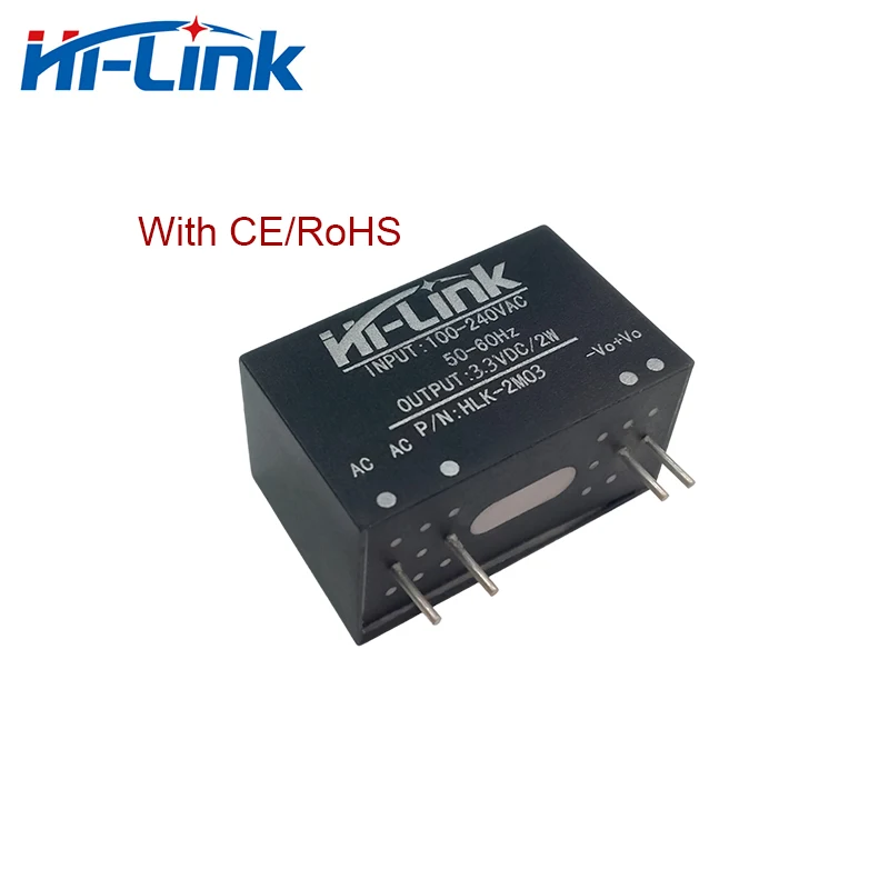 Interruptor inteligente de alta eficiencia para el hogar, módulo de reducción de CA y CC, 2W, 220V a 3,3 V, HLK-2M03, 5 unids/lote, Envío Gratis