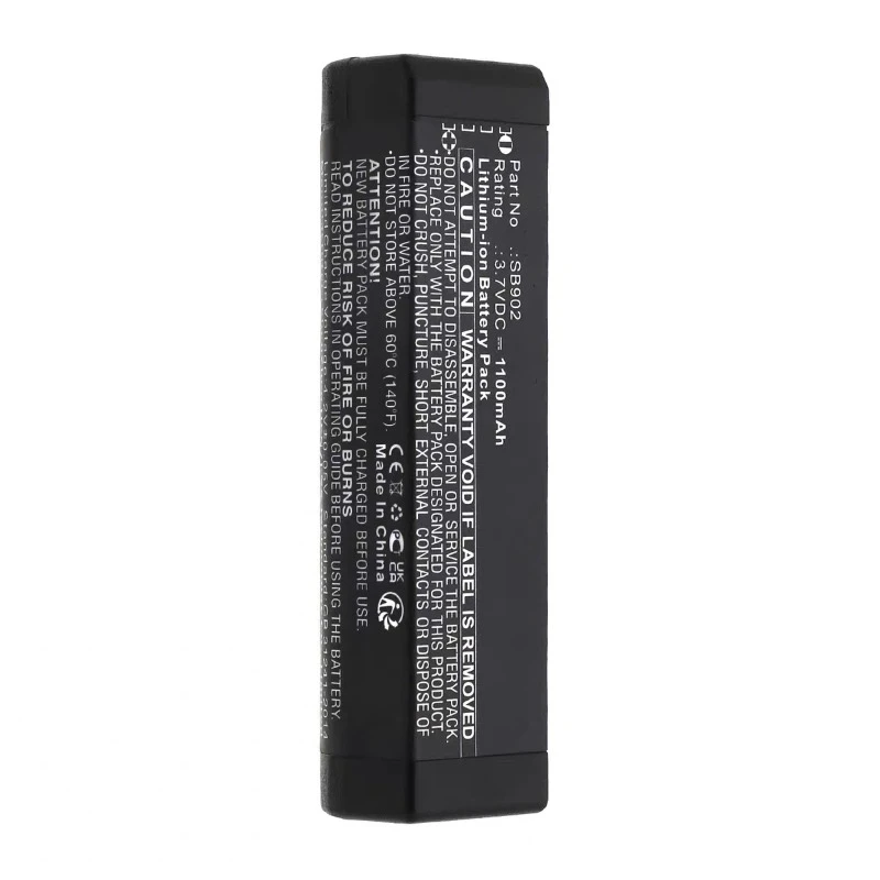 New SB902 3.7V 1100mAh Rechargeable Li-ion Battery for Shure SB902A SM35 SM58 MXW2 GLXD1 GLXD2 GLXD14 High Quality Sound Battery view 5