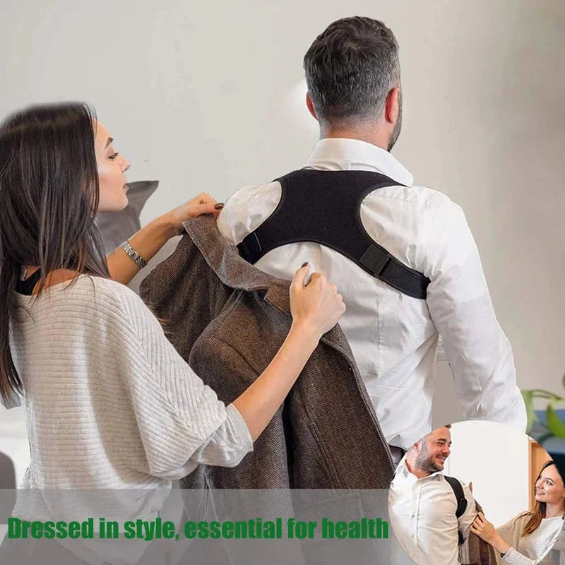1/3/5pcs Adjustable Shoulder Back Brace Posture Corrector Women Men Compression Upper Back Brace Pain Relief Scoliosis Shoulder