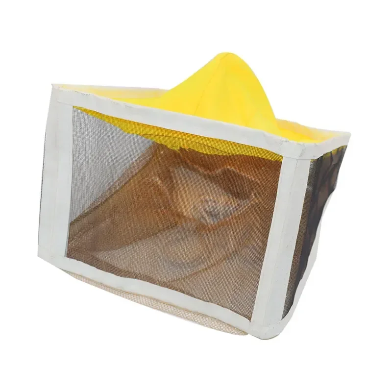 

Beekeeping Equipment Square Folding Beekeeping Hat Protective Full Face Beekeeper Hat Folding Veil Anti Bee Hat Apiculture Tools