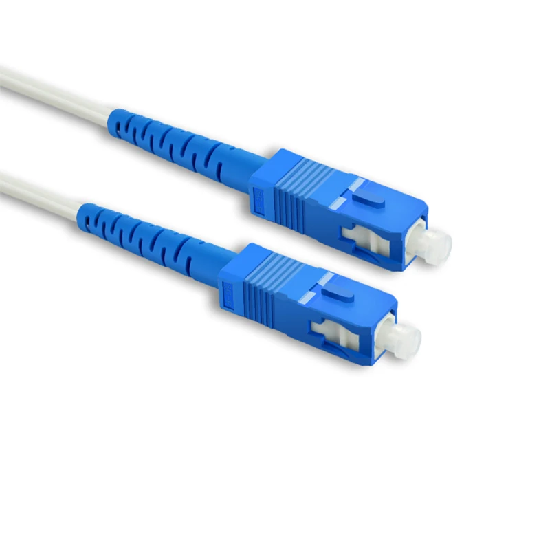 SC APC to SC Apc Fiber Optic Drop Cable Patch Cord FTTH Single Mode Simplex Fiber Optic Outdoor Fiber Jumper SC Upc to SC Upc