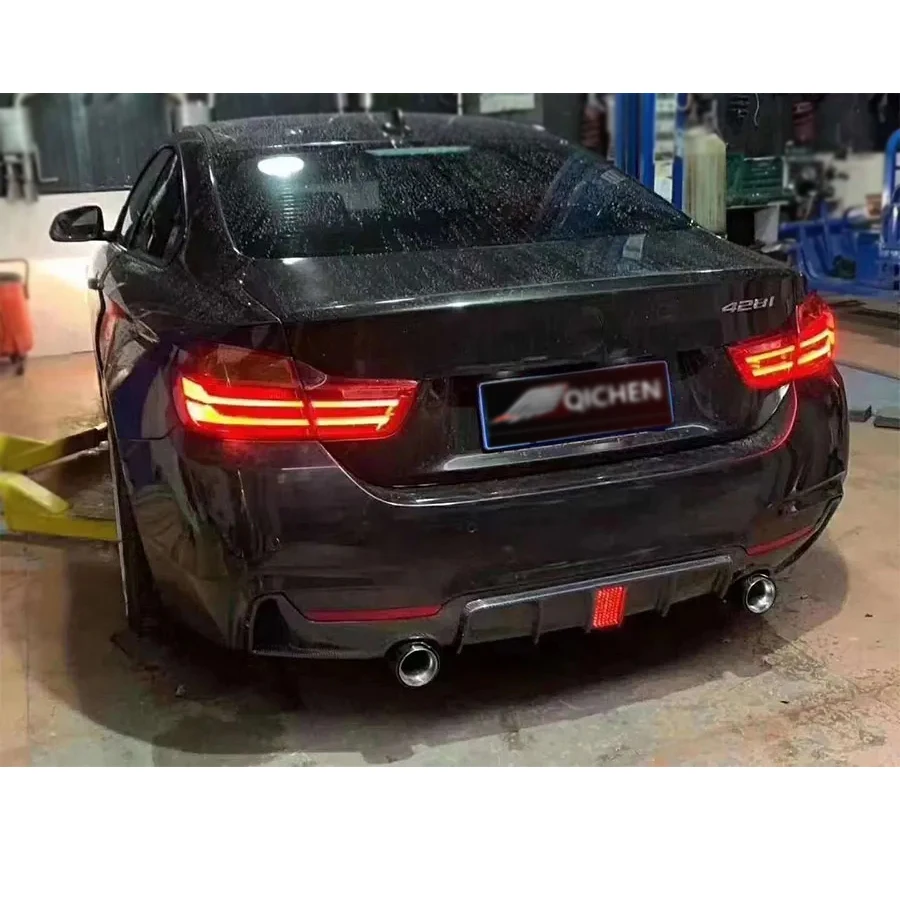 

Для BMW 4 серии F32 F33 F36 420i 430i 440: задний диффузор из карбона, задние сплиттеры, спойлер, задняя накладка, комплект обвеса