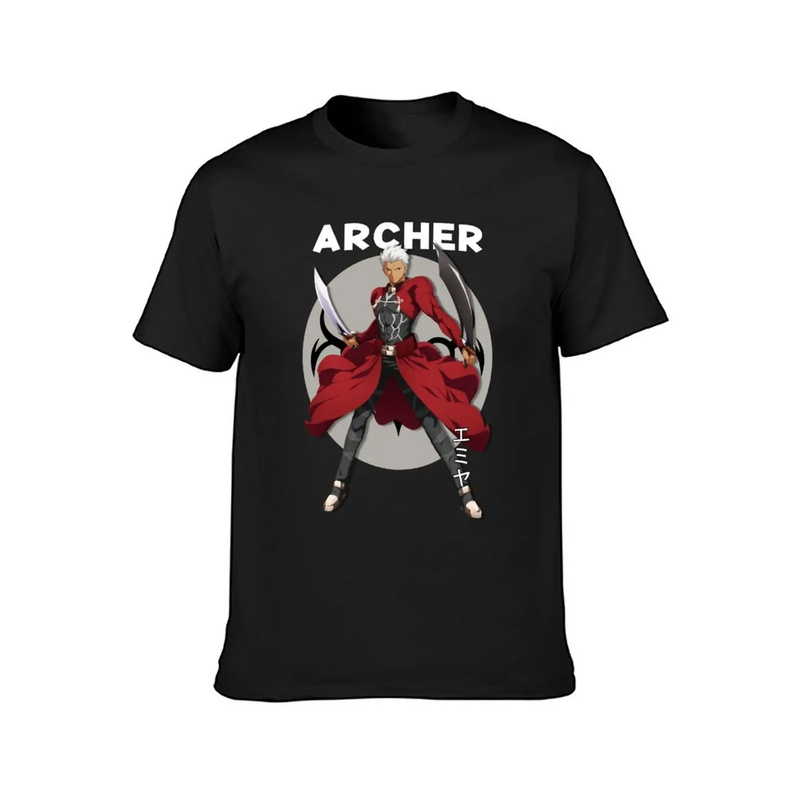 Fate Stay Night Unlimited Blade Works Anime Archer T-Shirt quick drying tops sublime men t shirt