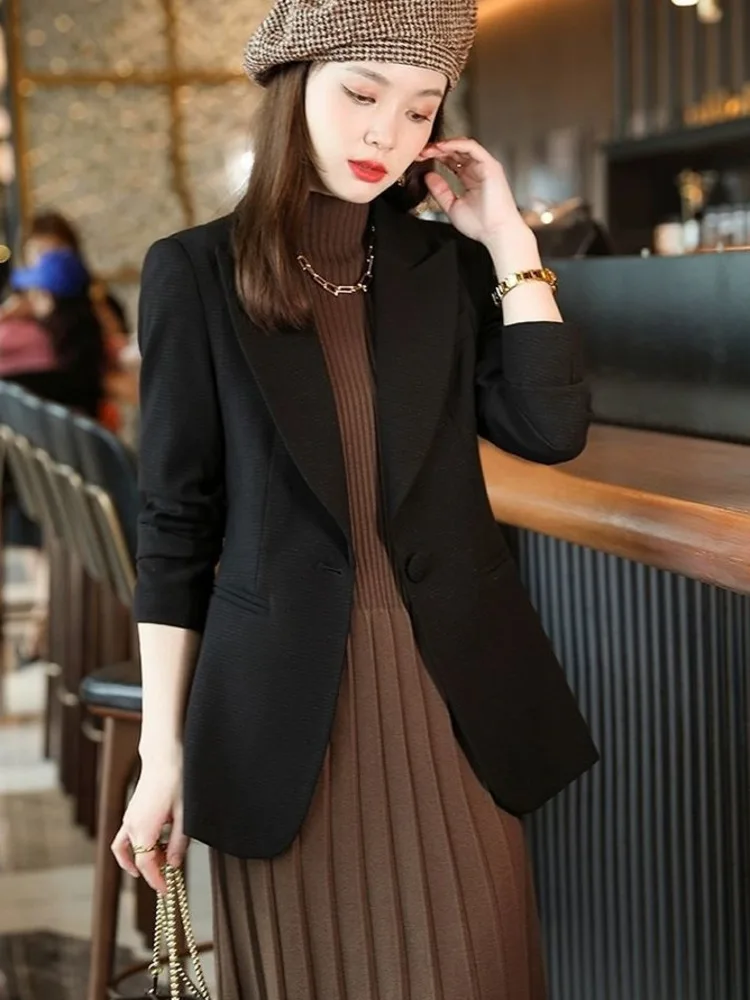 New Fashion Slim Spring Office Women Suits 2023 New Elegant and Chic  Casual Street Women\'s Suit