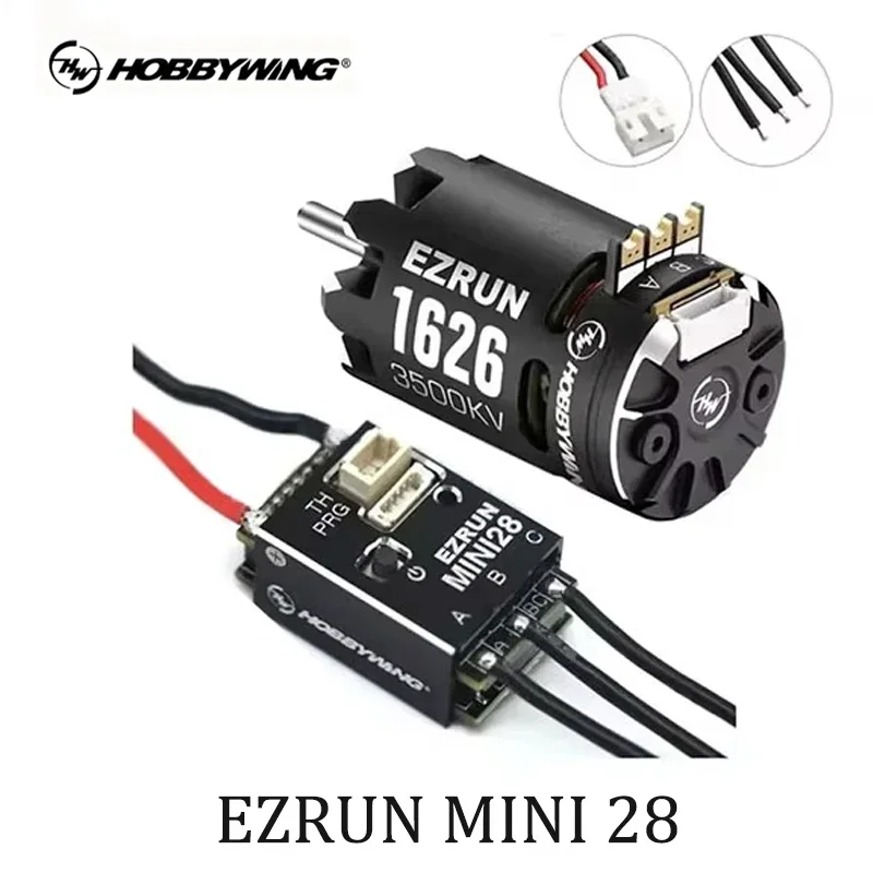 RoRuSHobbywing EzRun MINI28 30A Sensored ESC 1626 SD Motor Combo 3500KV 5000KV 6500KV For 1/28 RC Drift Car GL Racing