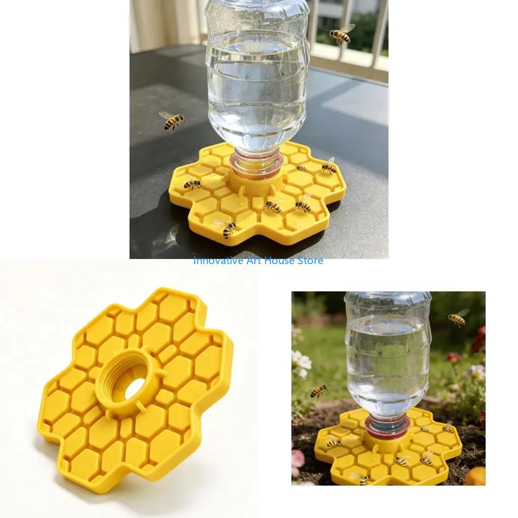E1PC Artistic 3D Printed Bees Feeders Feeding Bees Drinker Tool Bees Feeders Drinking