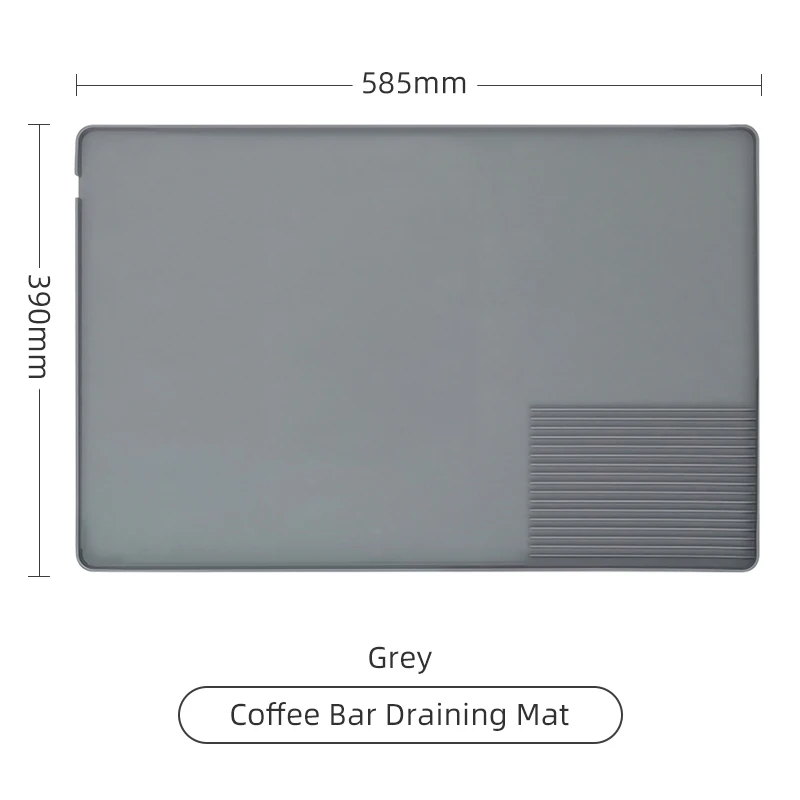 1pc 58x39cm Grey