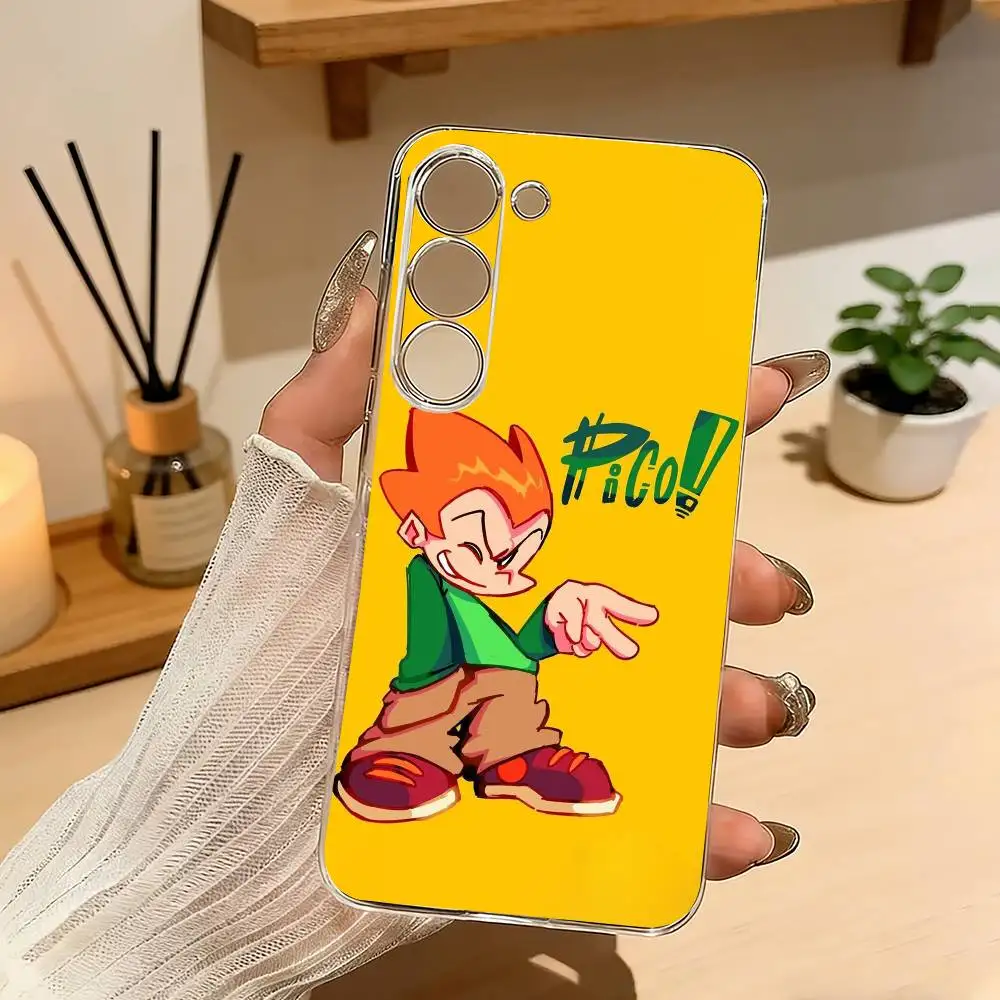 Game F-Friday Night F-Funkin Phone Case For Samsung Galaxy A71,A70,A52,A51,A40,A30 Transparent Cover
